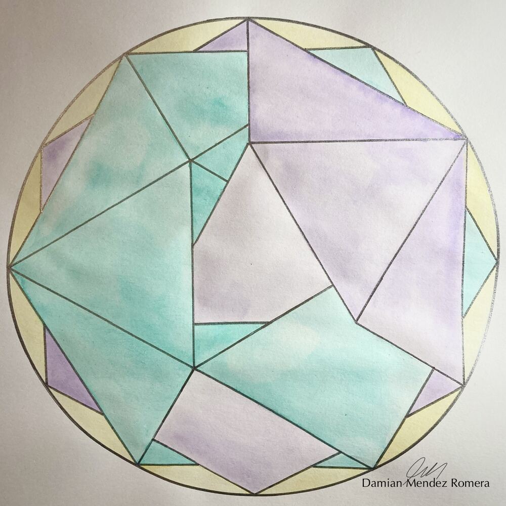 Assembled Icosahedron by Damian Mendez Romera