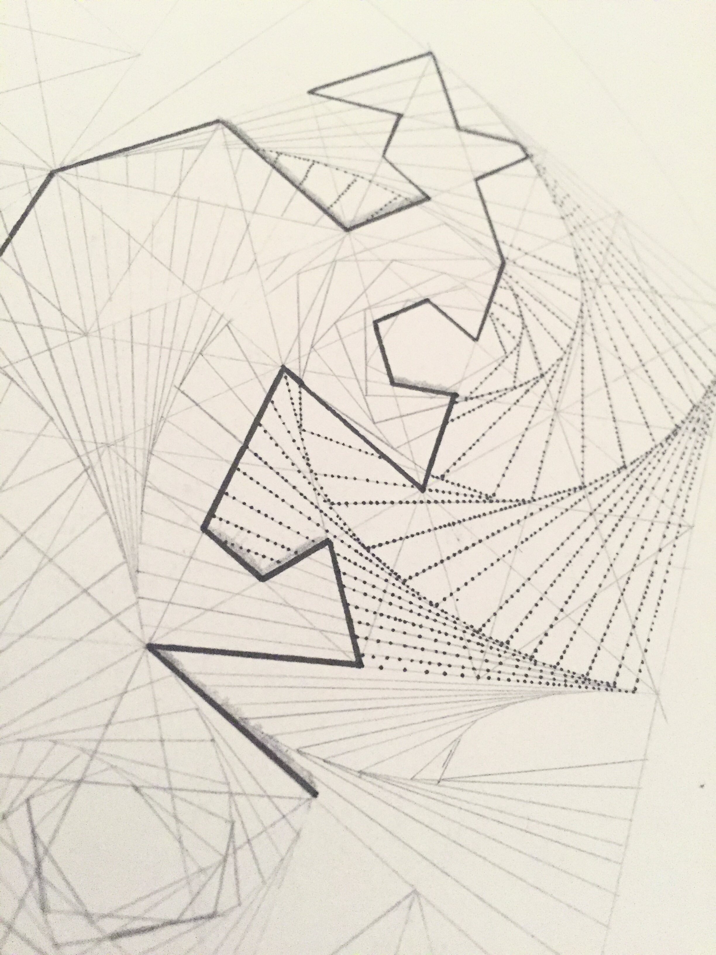 Another detail of Fractal Pentagon Medley by Damian Mendez Romera