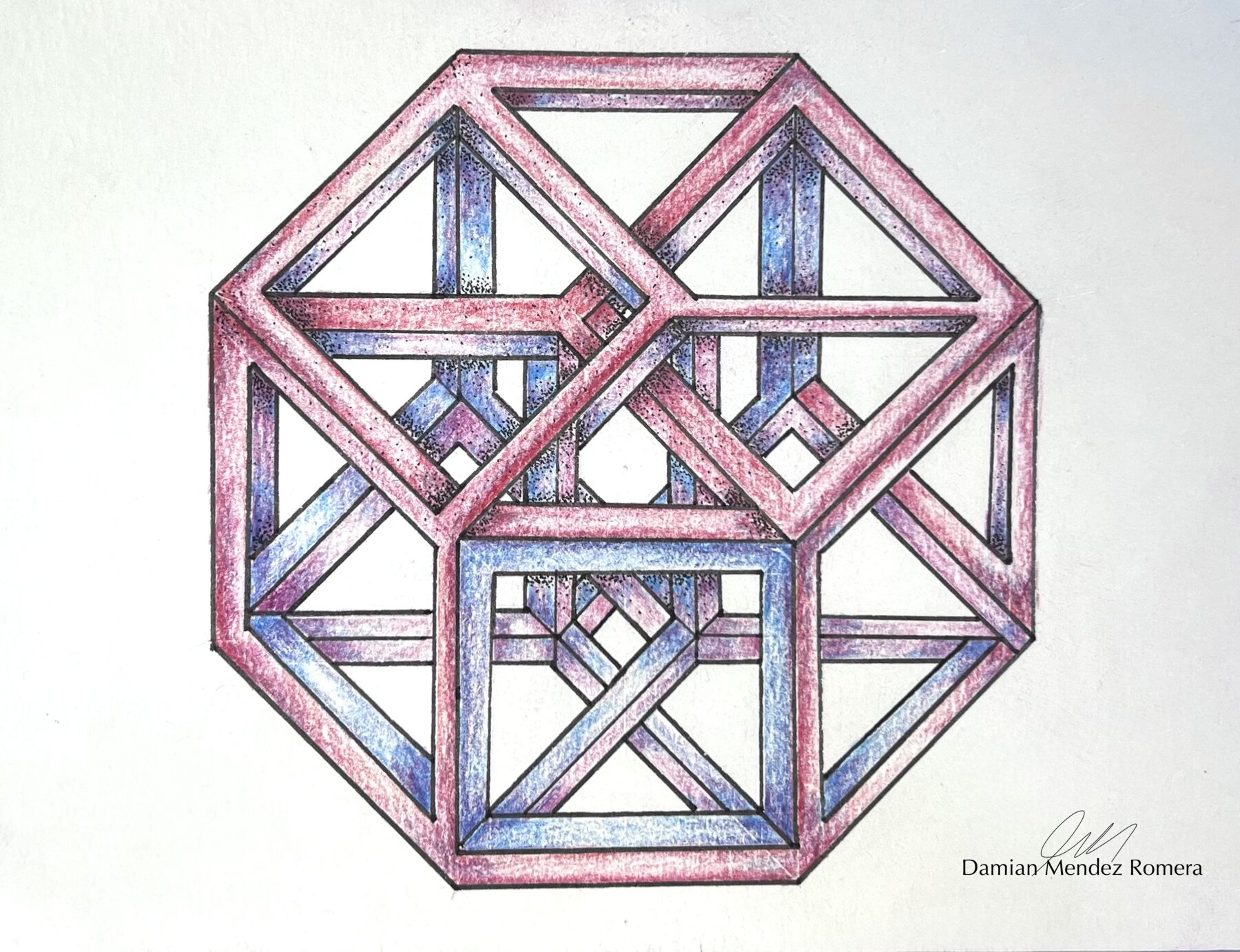 Hypercube by Damian Mendez Romera