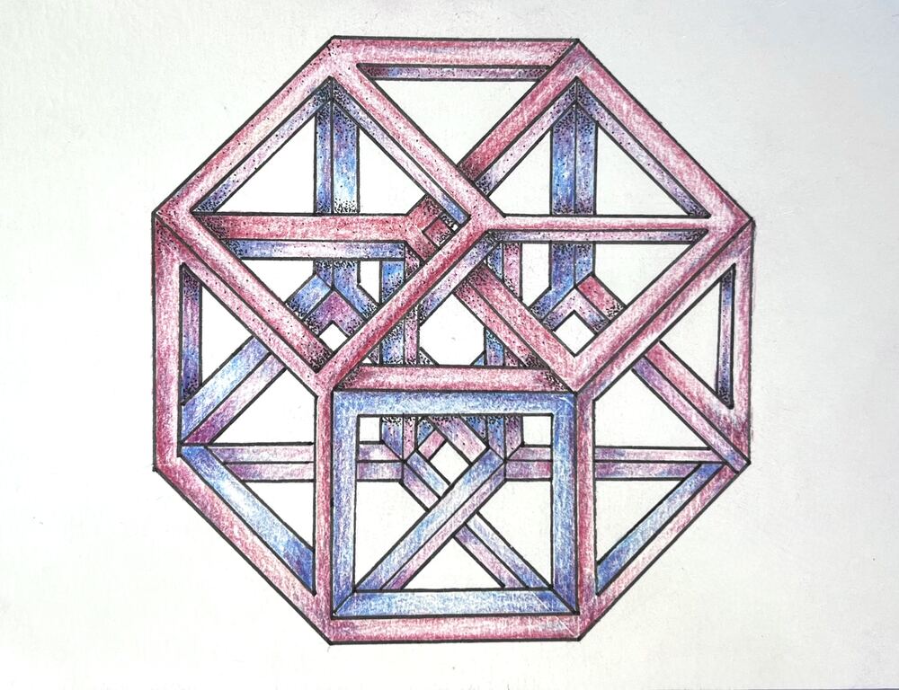 Hypercube by Damian Mendez Romera