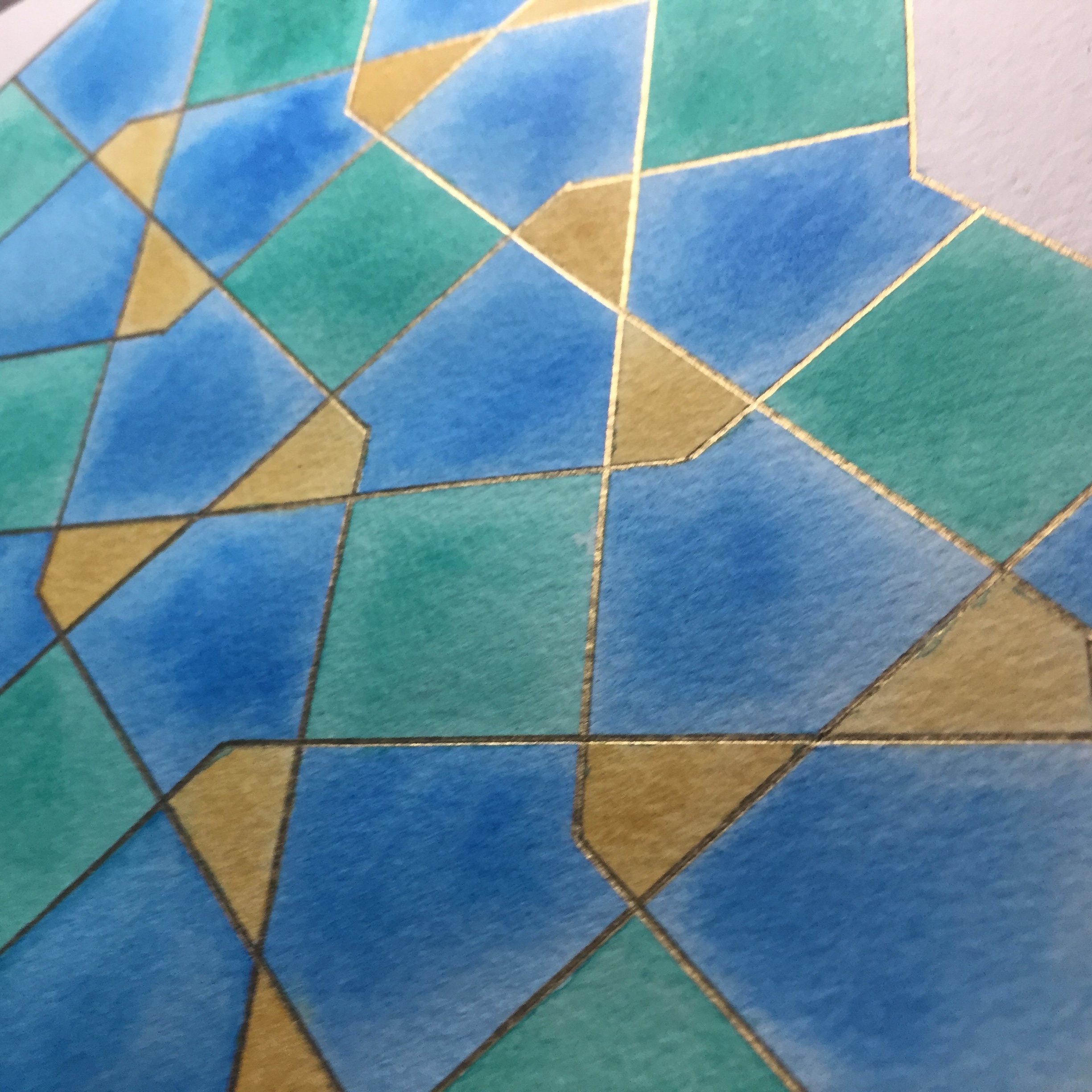 Detail of Like stained glass by Damian Mendez Romera