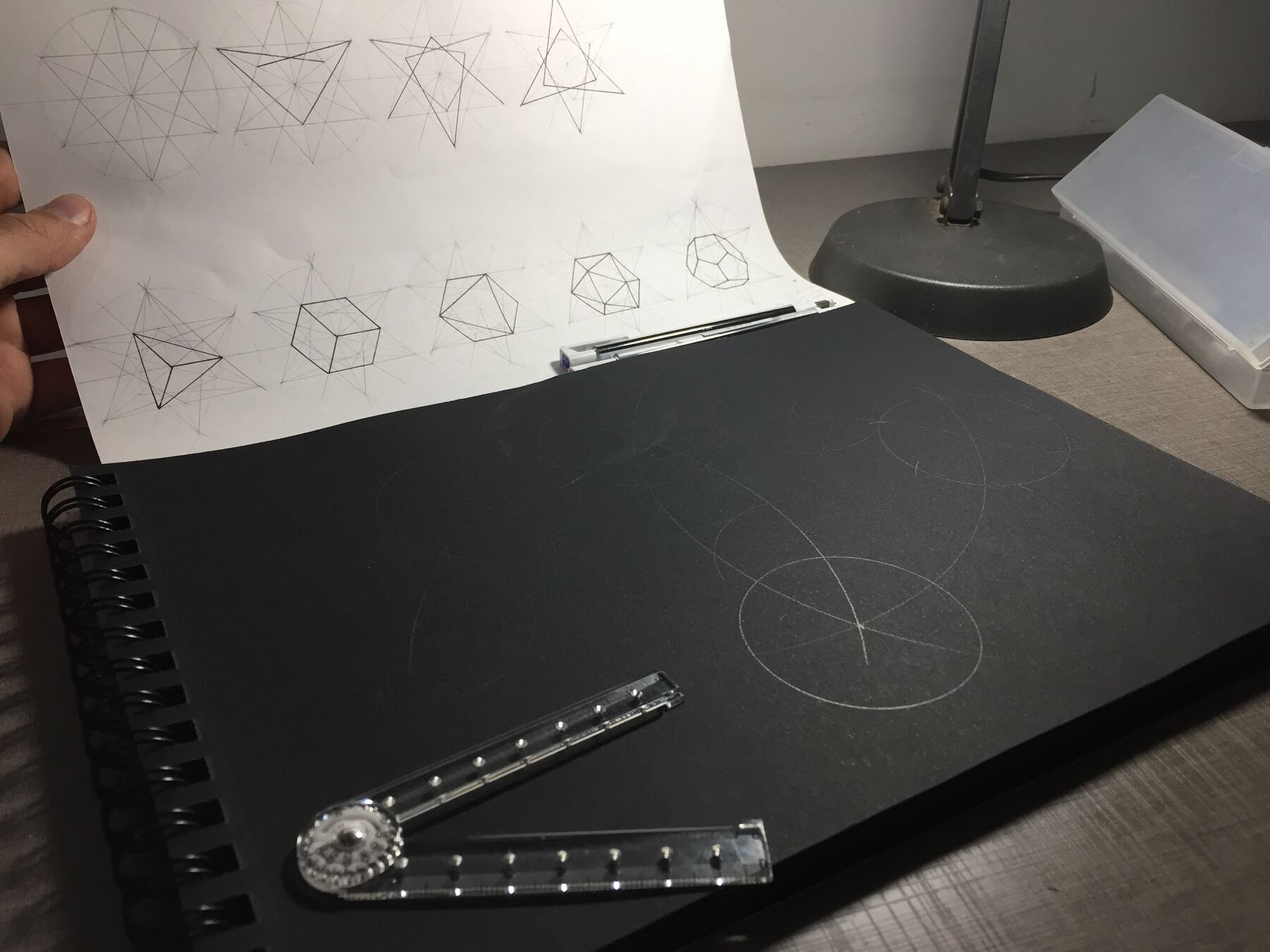 Process image for Pentacircles by Damian Mendez Romera