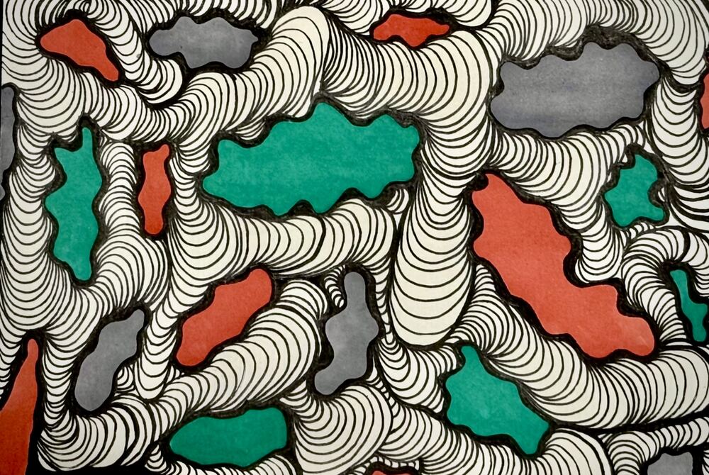 Untitled Zentangle by Damian Mendez Romera