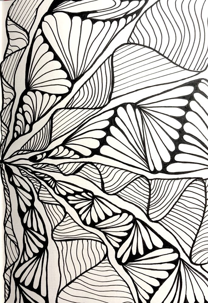 Untitled Zentangle by Damian Mendez Romera